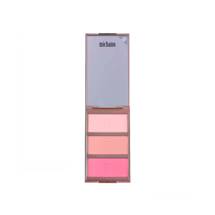 پالت رژگونه مات 3 رنگ میچانو شماره MB-420