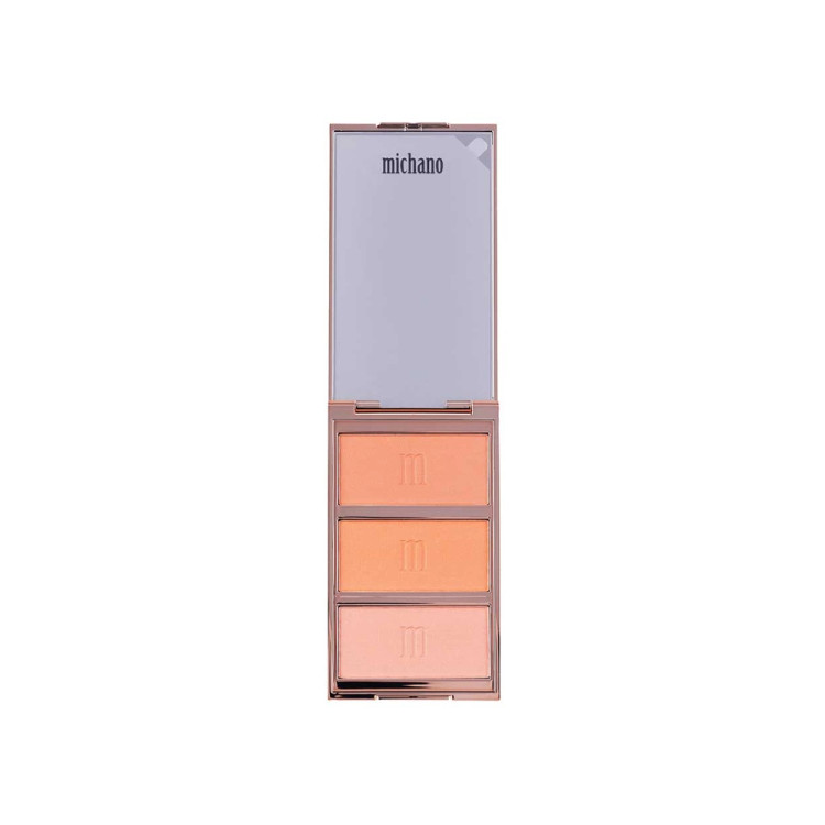 پالت رژگونه مات 3 رنگ میچانو شماره MB-430
