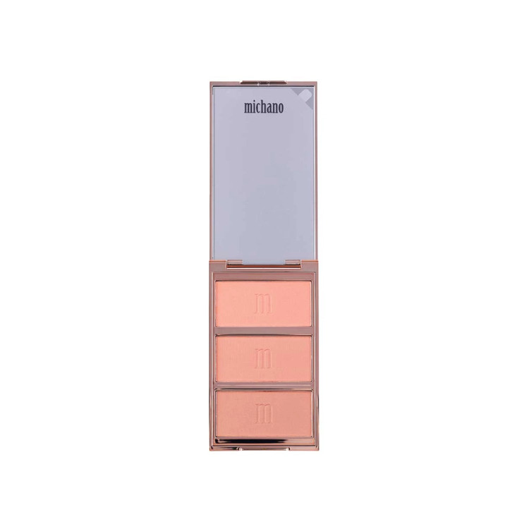 پالت رژگونه مات 3 رنگ میچانو شماره MB-440